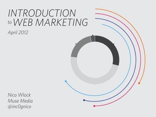 INTRODUCTION
to WEB MARKETING
April 2012




Nico Wlock
Muse Media
@inc0gnico
 