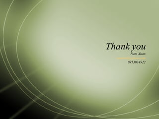 Thank you Nam Xuan [email_address] 0913034922 