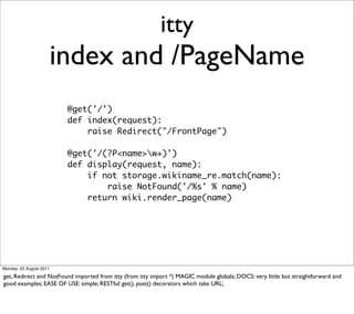 Web micro-framework BATTLE! | PPT