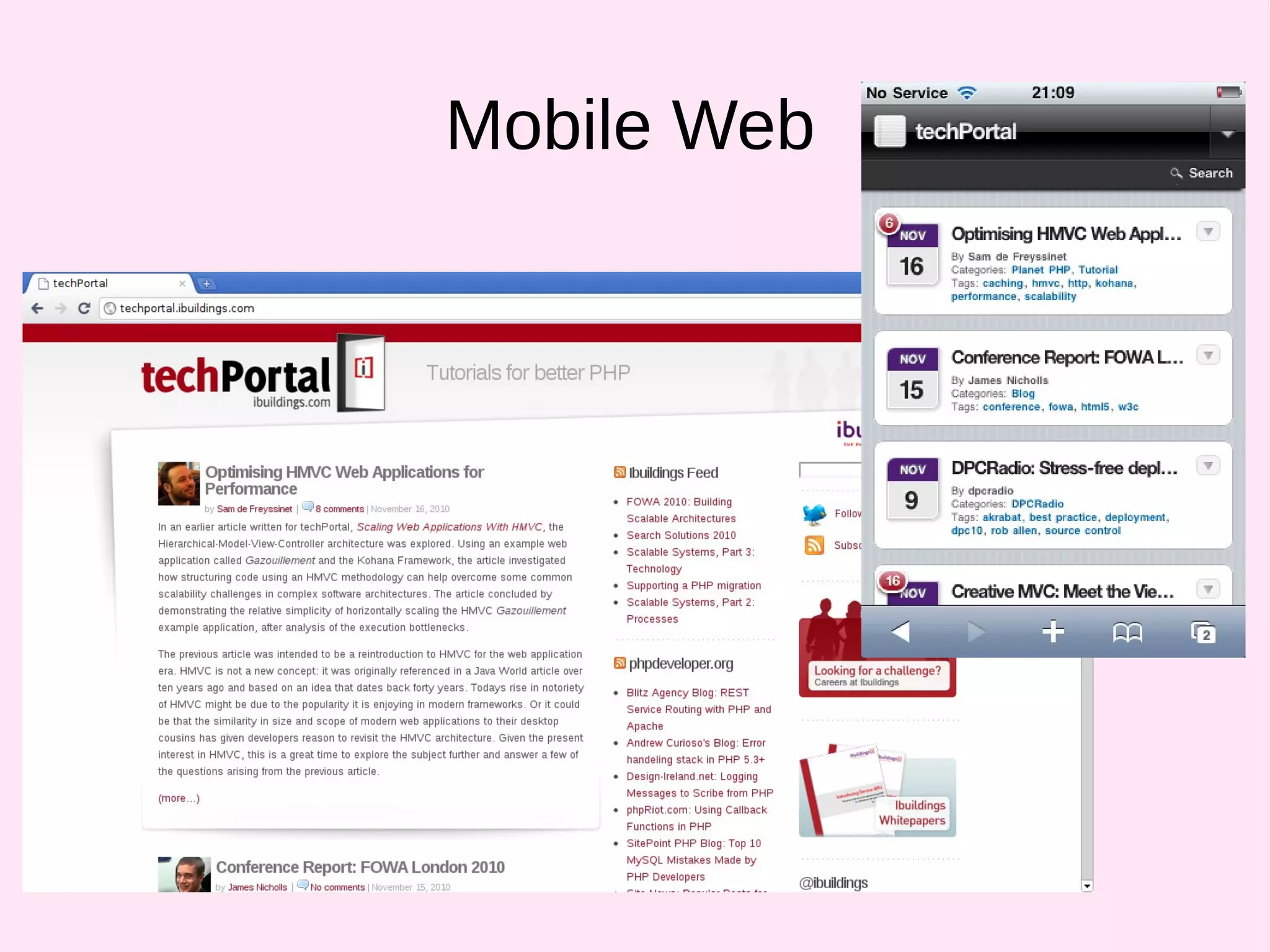 Mobile Web
 