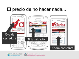 El precio de no hacer nada... Ojo de cerradura Miniaturización Zoom constante 