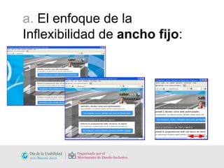 a.  El enfoque de la Inflexibilidad de  ancho fijo : 