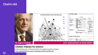 Science Garfield Školení -- Web of Science | PDF