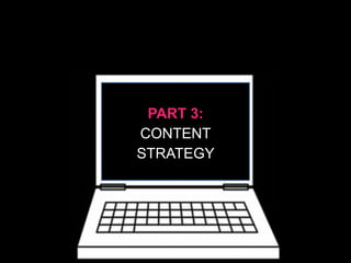 PART 3:
CONTENT
STRATEGY
 