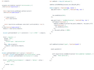 Web Push API | PDF