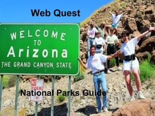 Web Quest National Parks Guide 