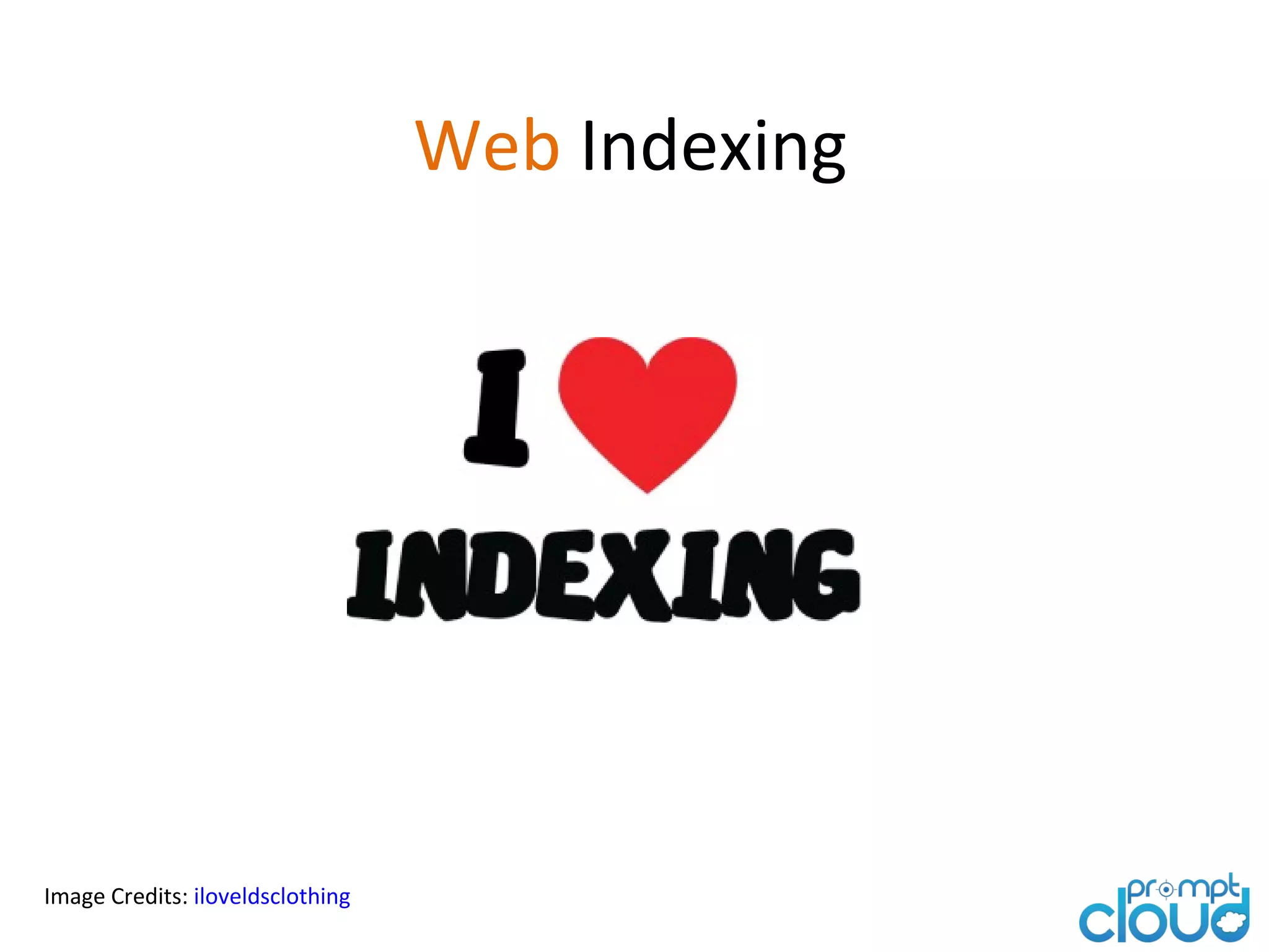 Web Indexing Image Credits: iloveldsclothing