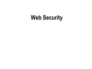 Web Security 