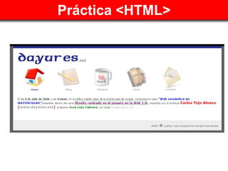 Práctica <HTML> 