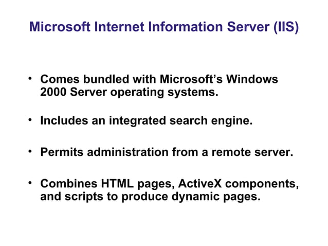 Web Server Hardware and Software | PPT