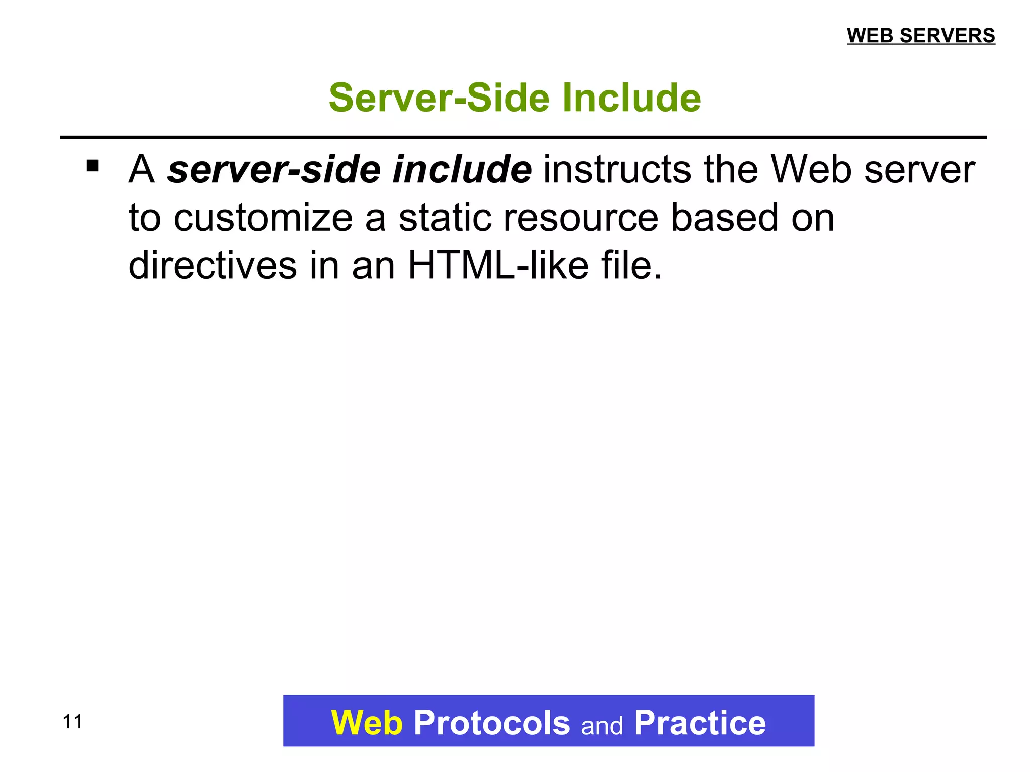Web Servers (ppt) | PPT | Web Hosting | Internet