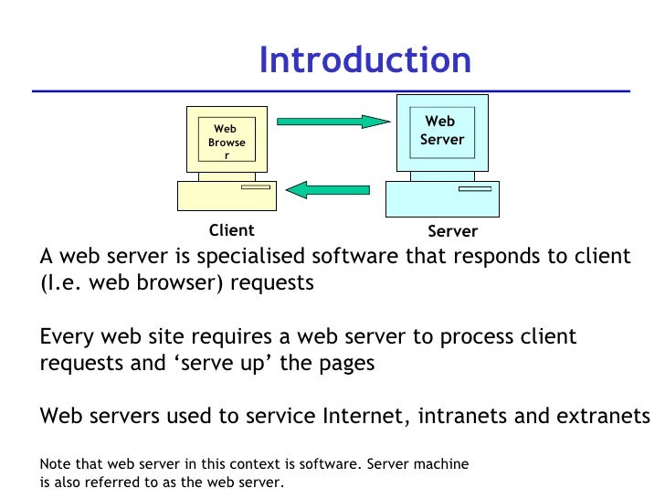 Web Servers Web Servers