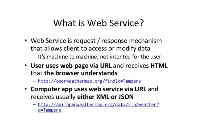 what is web service