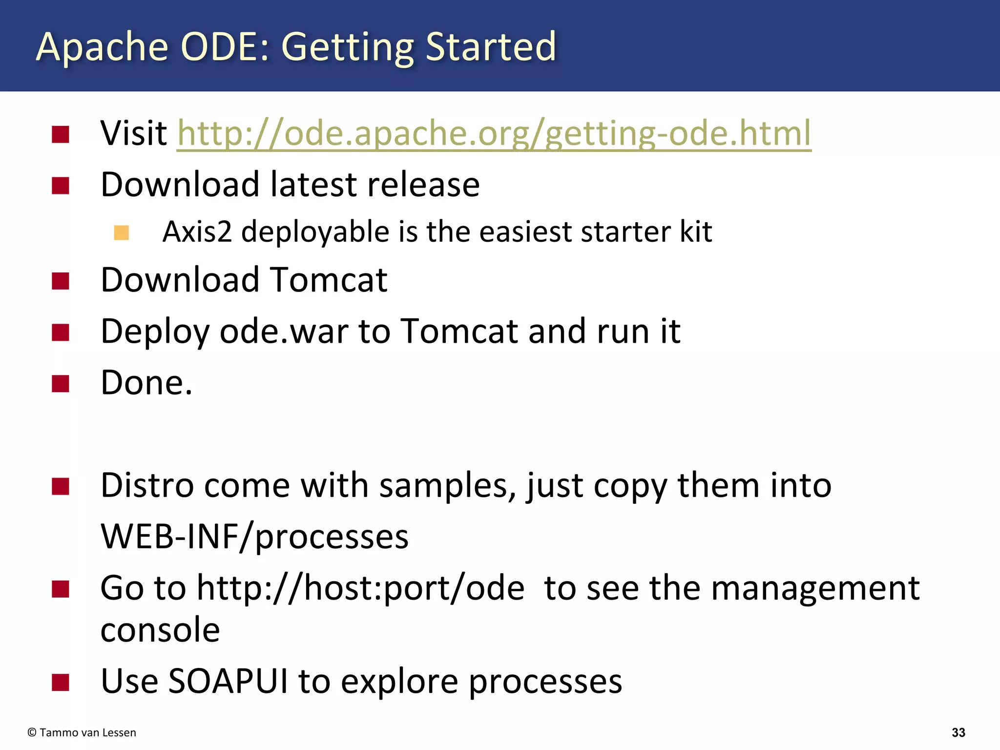 Web Services Orchestration with BPEL 2.0