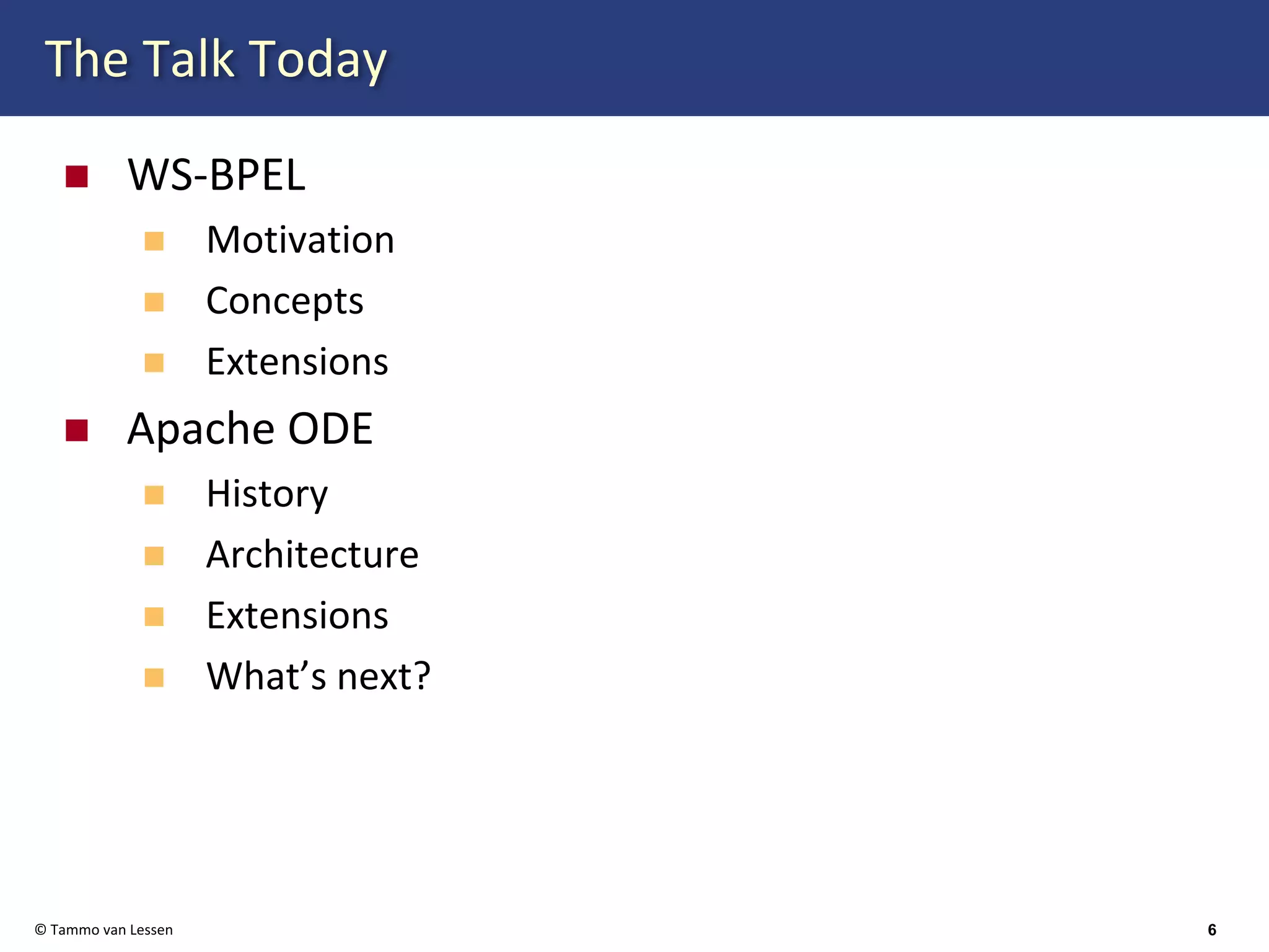 Web Services Orchestration with BPEL 2.0