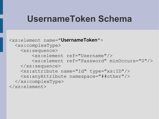 Web Services Security