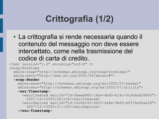 Web Services Security