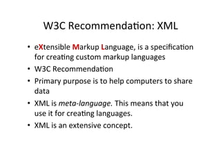 Introduction to Web Standards | PDF