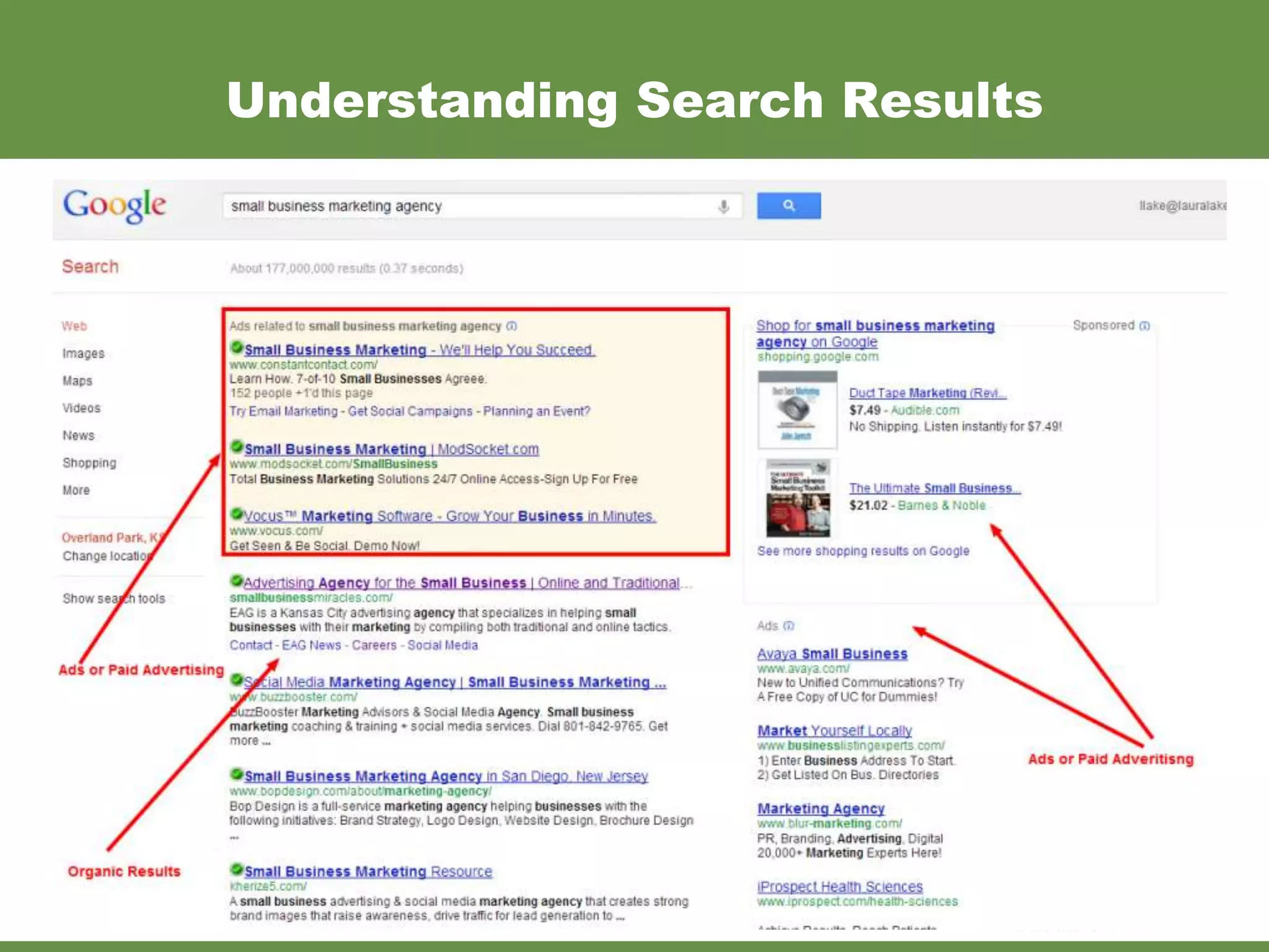 Understanding Search Results
 