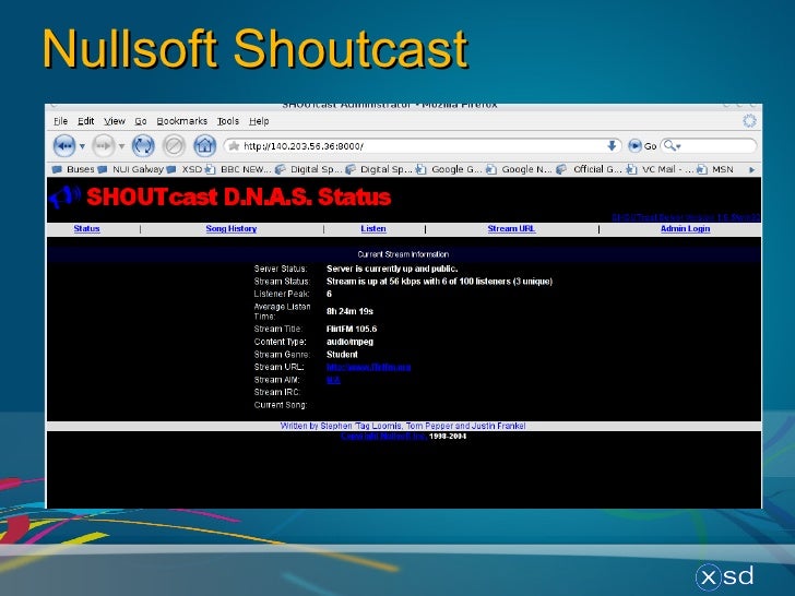 TÉLÉCHARGER SHOUTCAST WIN32 CONSOLE/GUI SERVER V1.9.5 WIN32 SERVER V1.9.5 SHOUTCAST TÉLÉCHARGER CONSOLE/GUI
