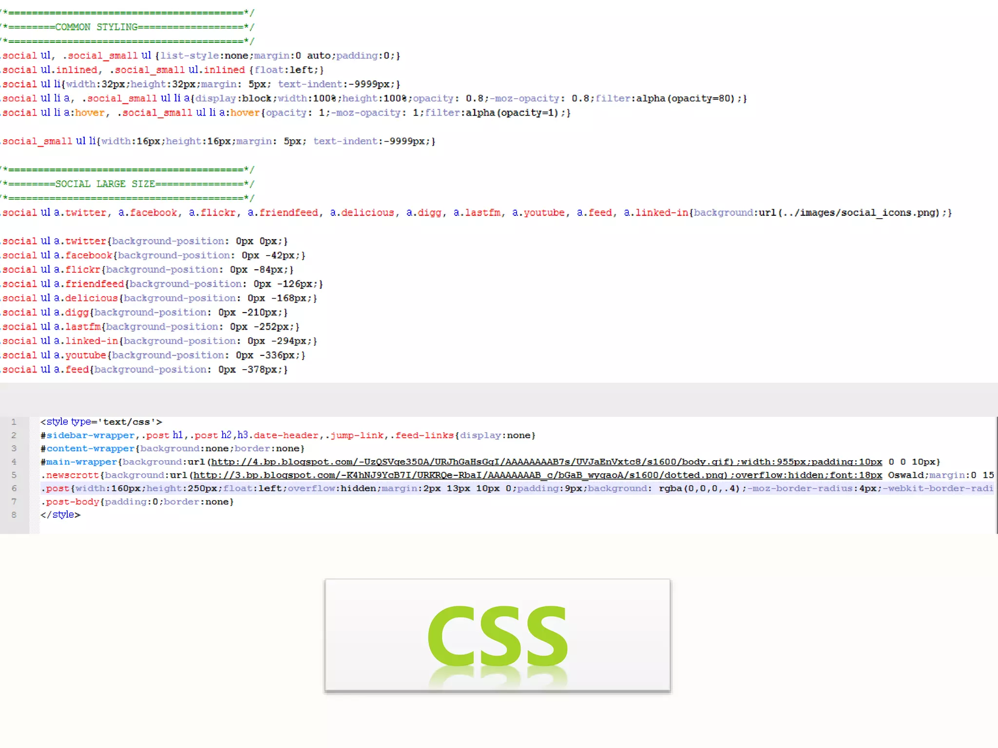 CSS
 