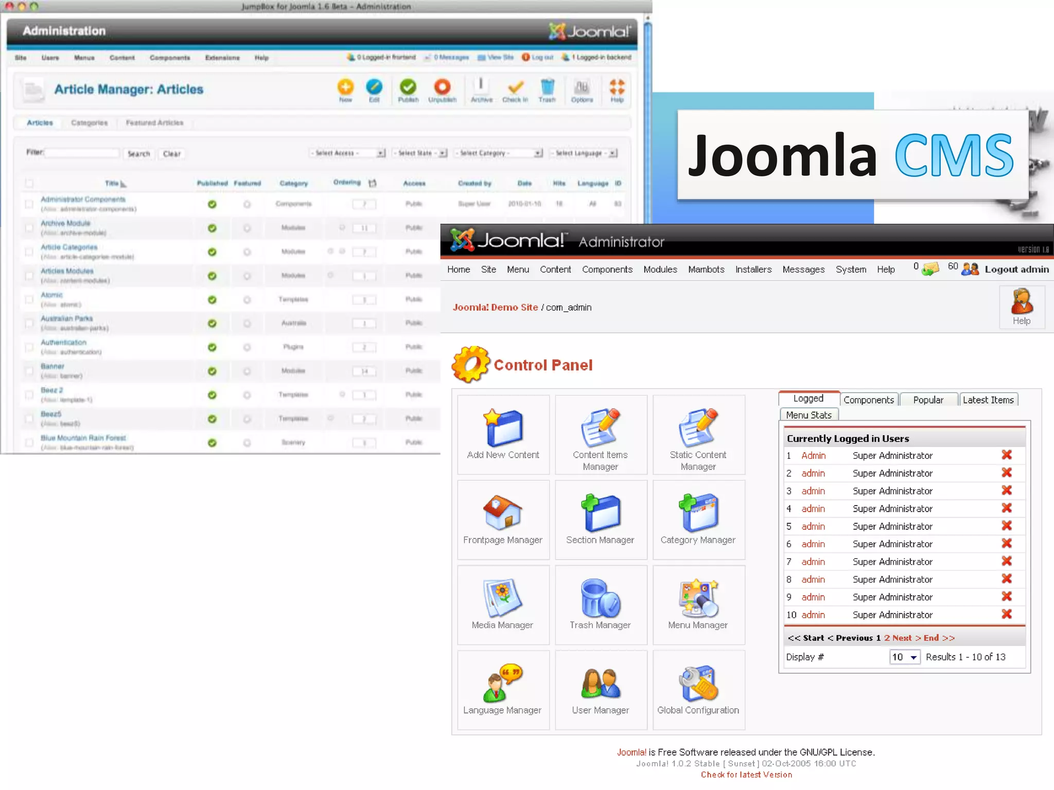 Joomla
 
