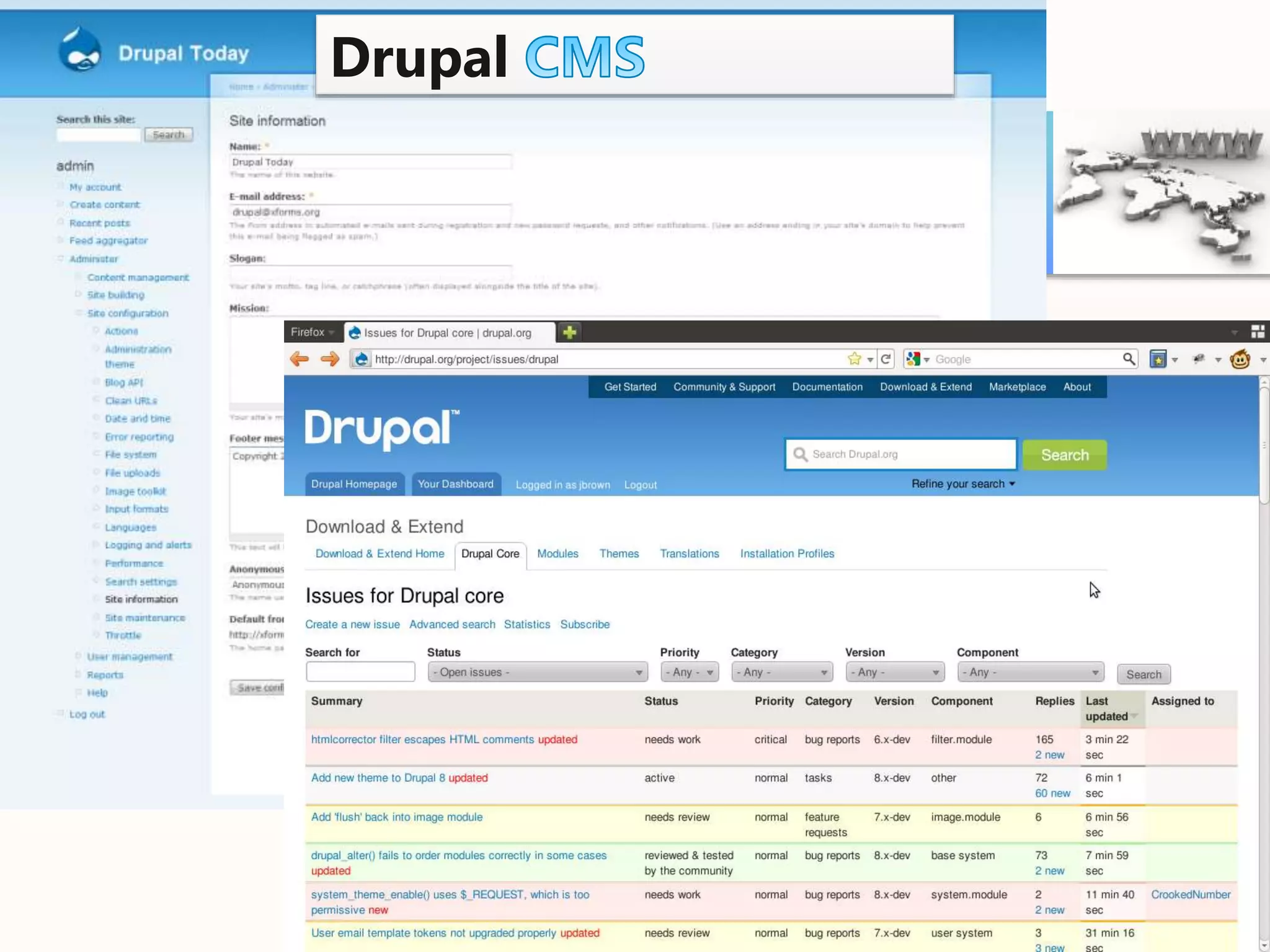 Drupal
 