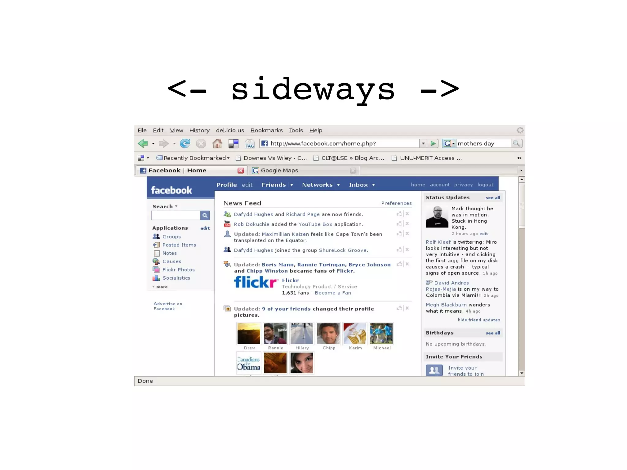 web thinking tour for I-BOP project