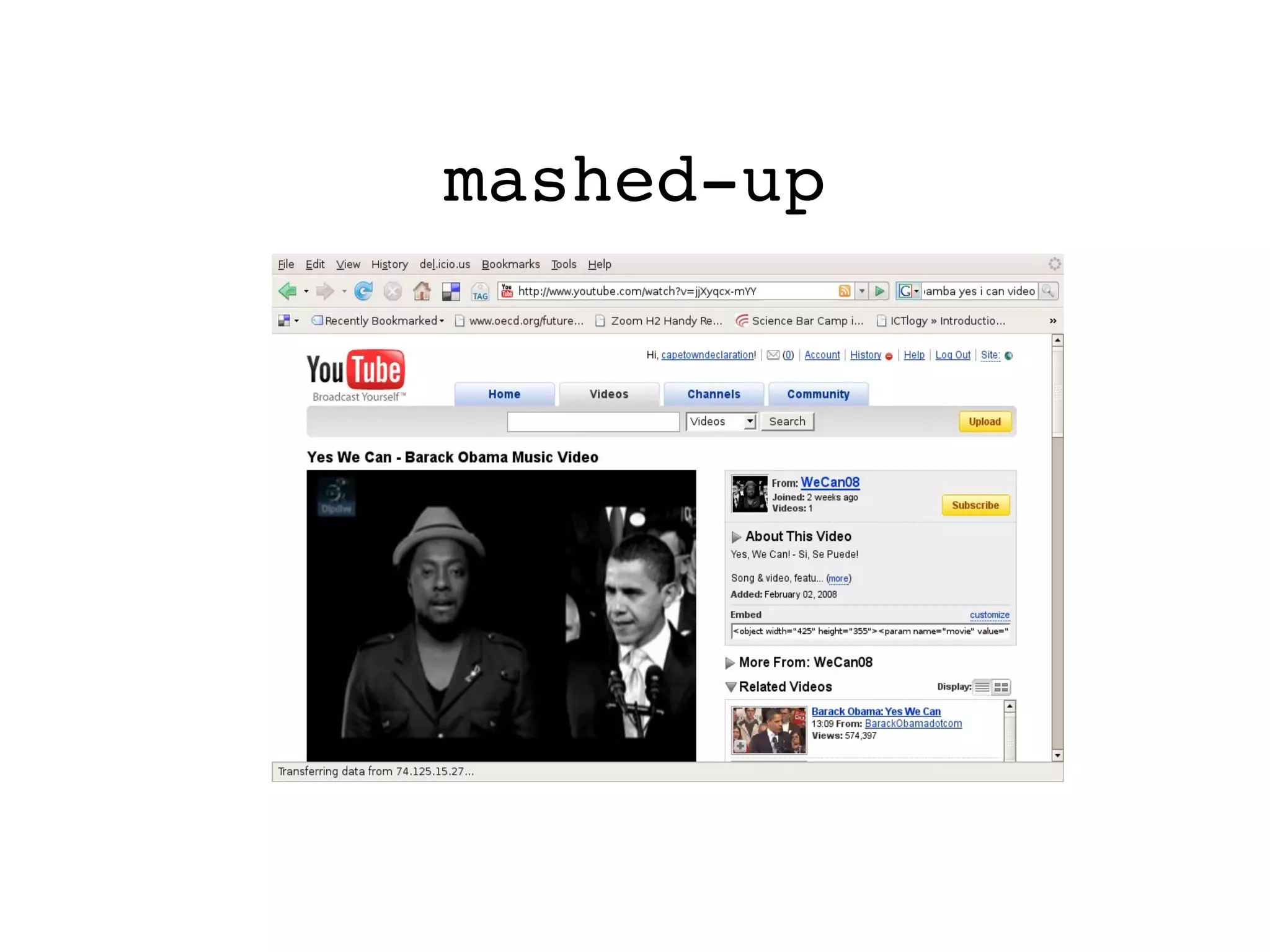 web thinking tour for I-BOP project