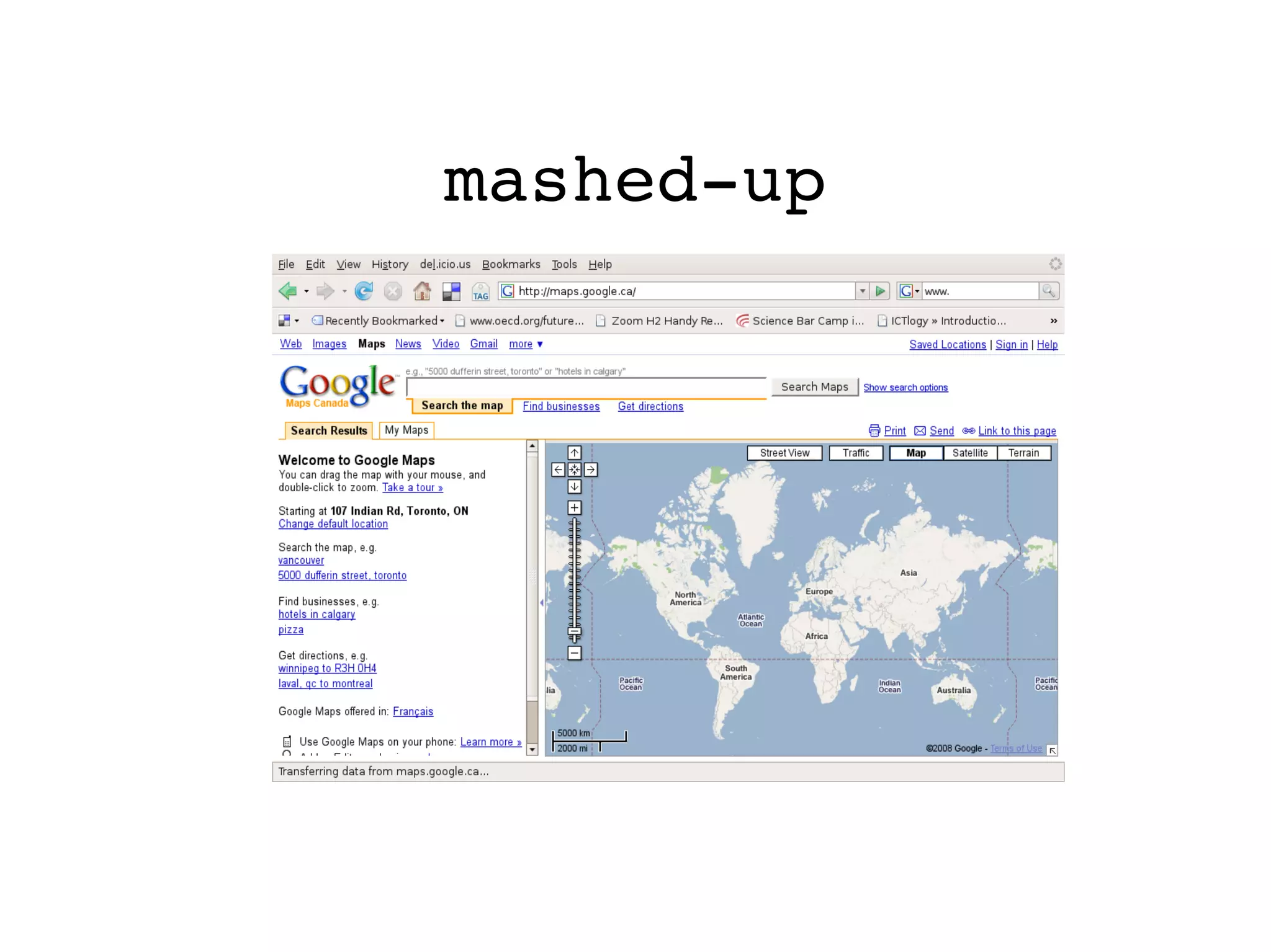 web thinking tour for I-BOP project