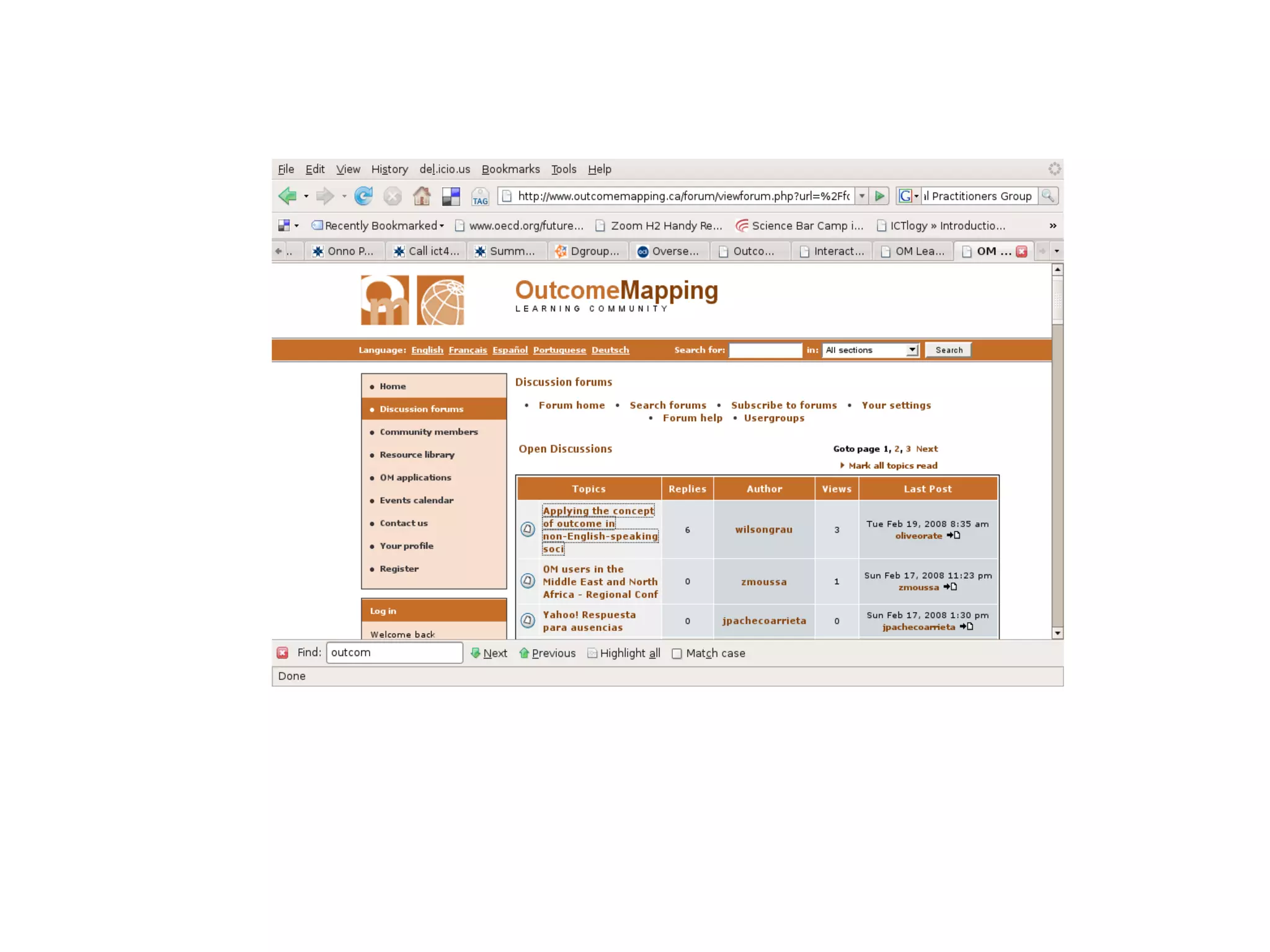 web thinking tour for I-BOP project