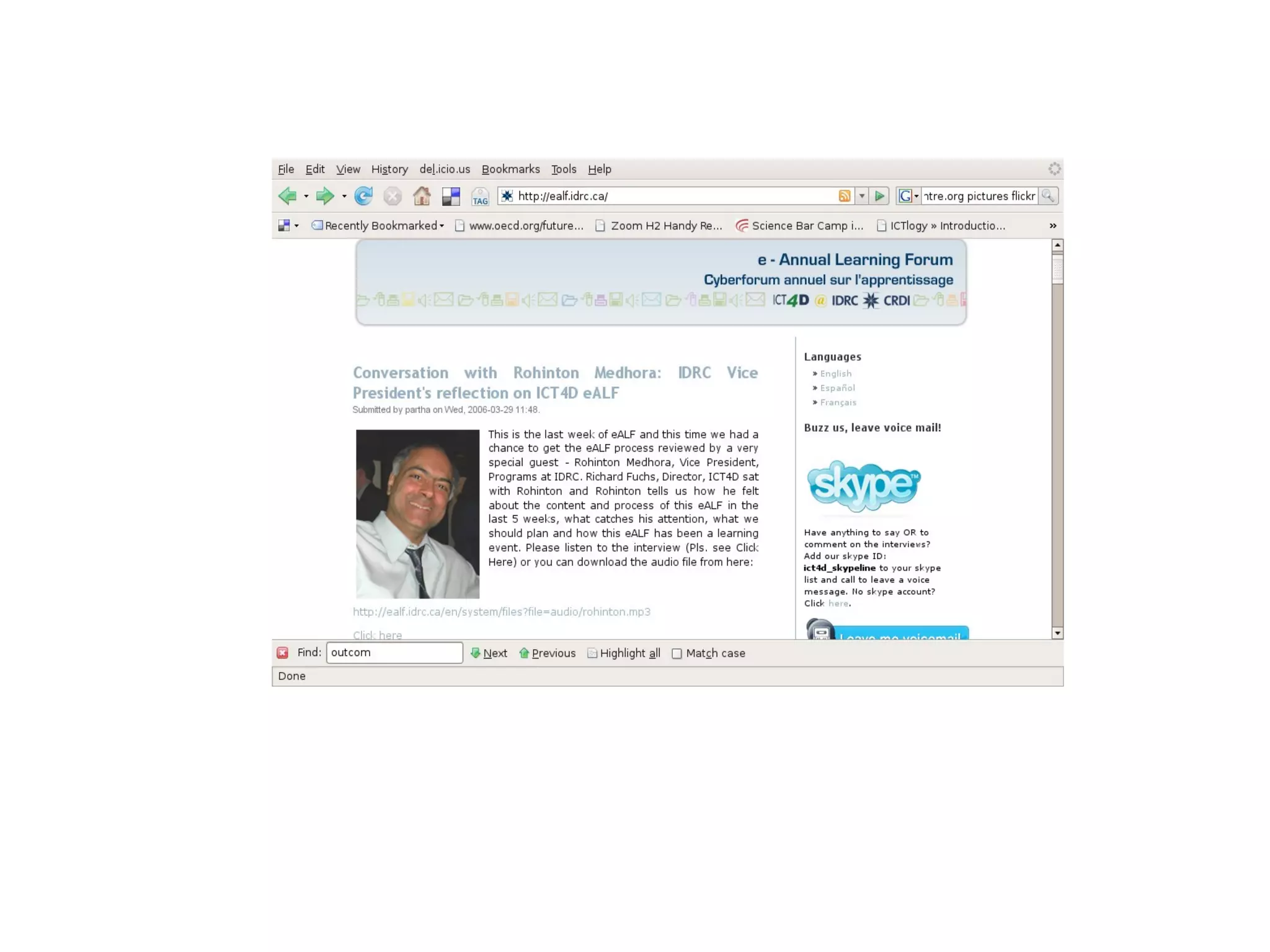 web thinking tour for I-BOP project