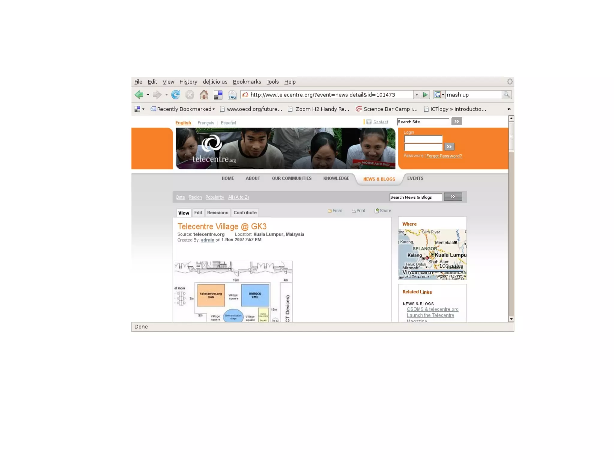 web thinking tour for I-BOP project