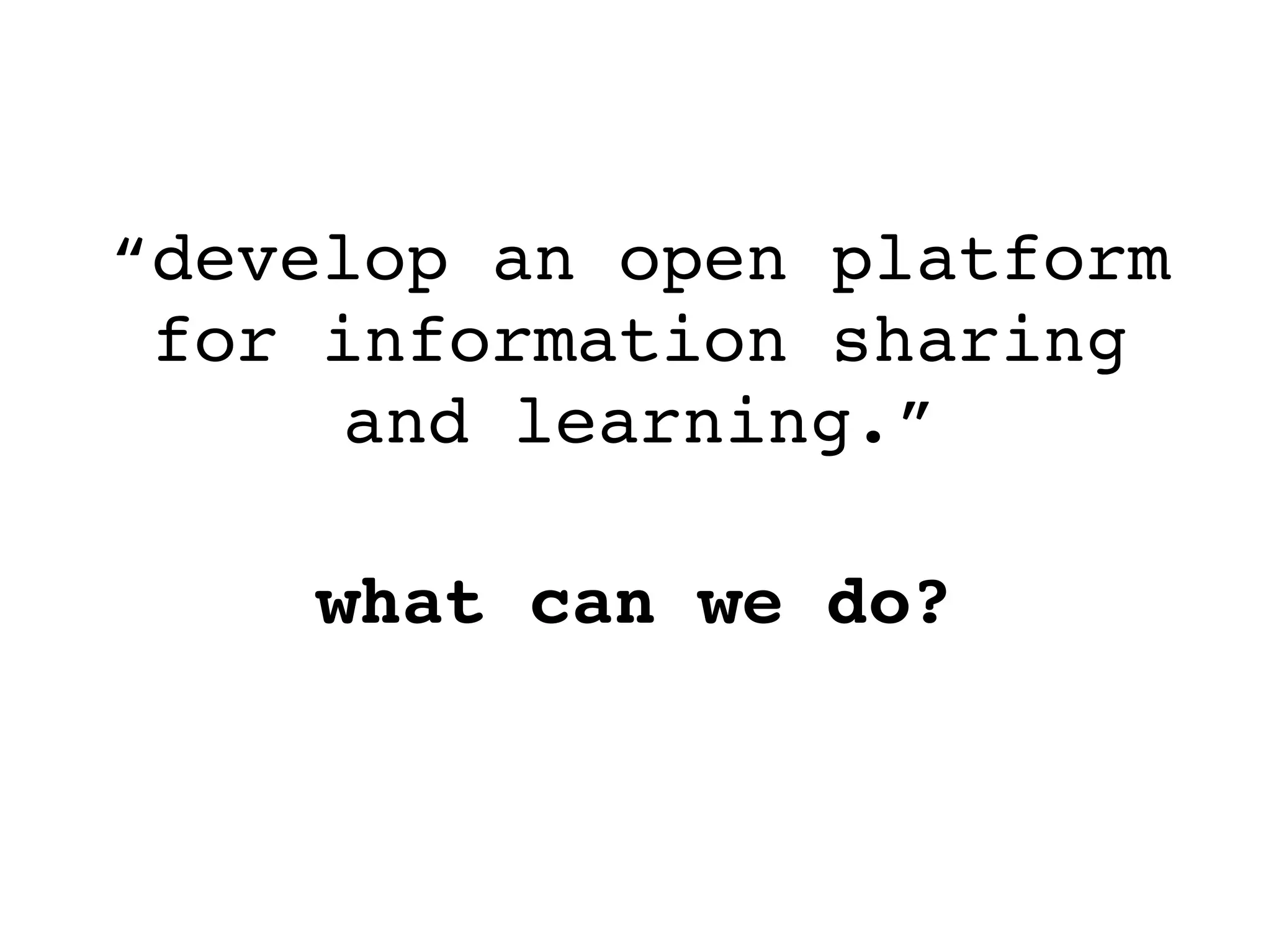 web thinking tour for I-BOP project