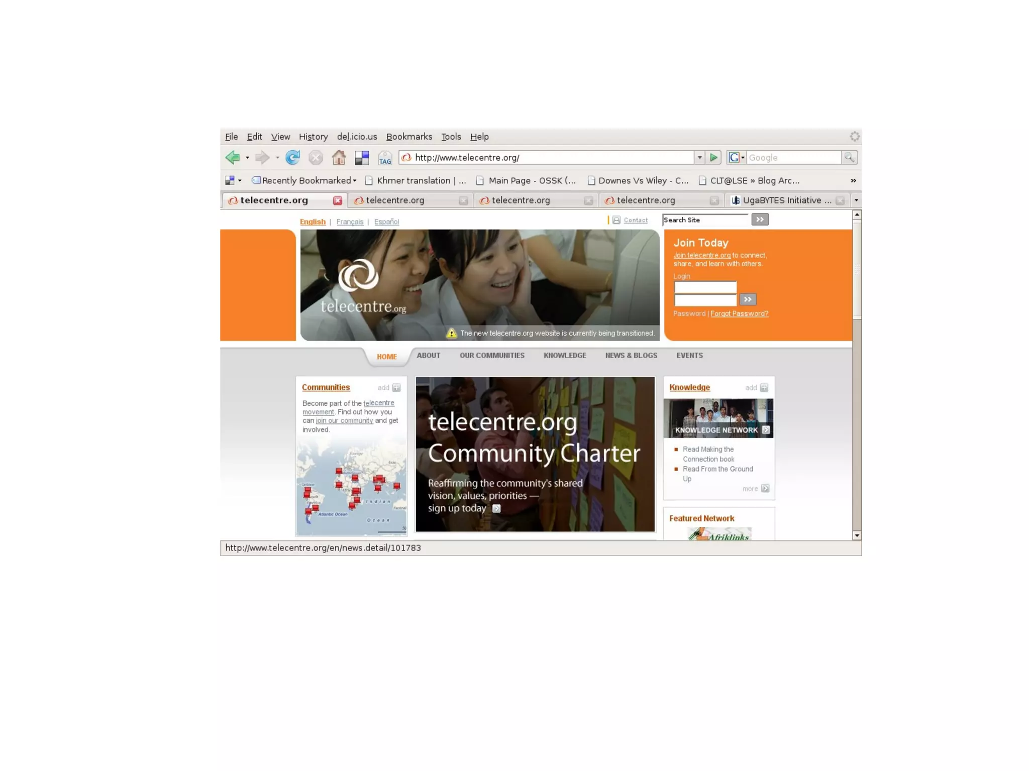 web thinking tour for I-BOP project