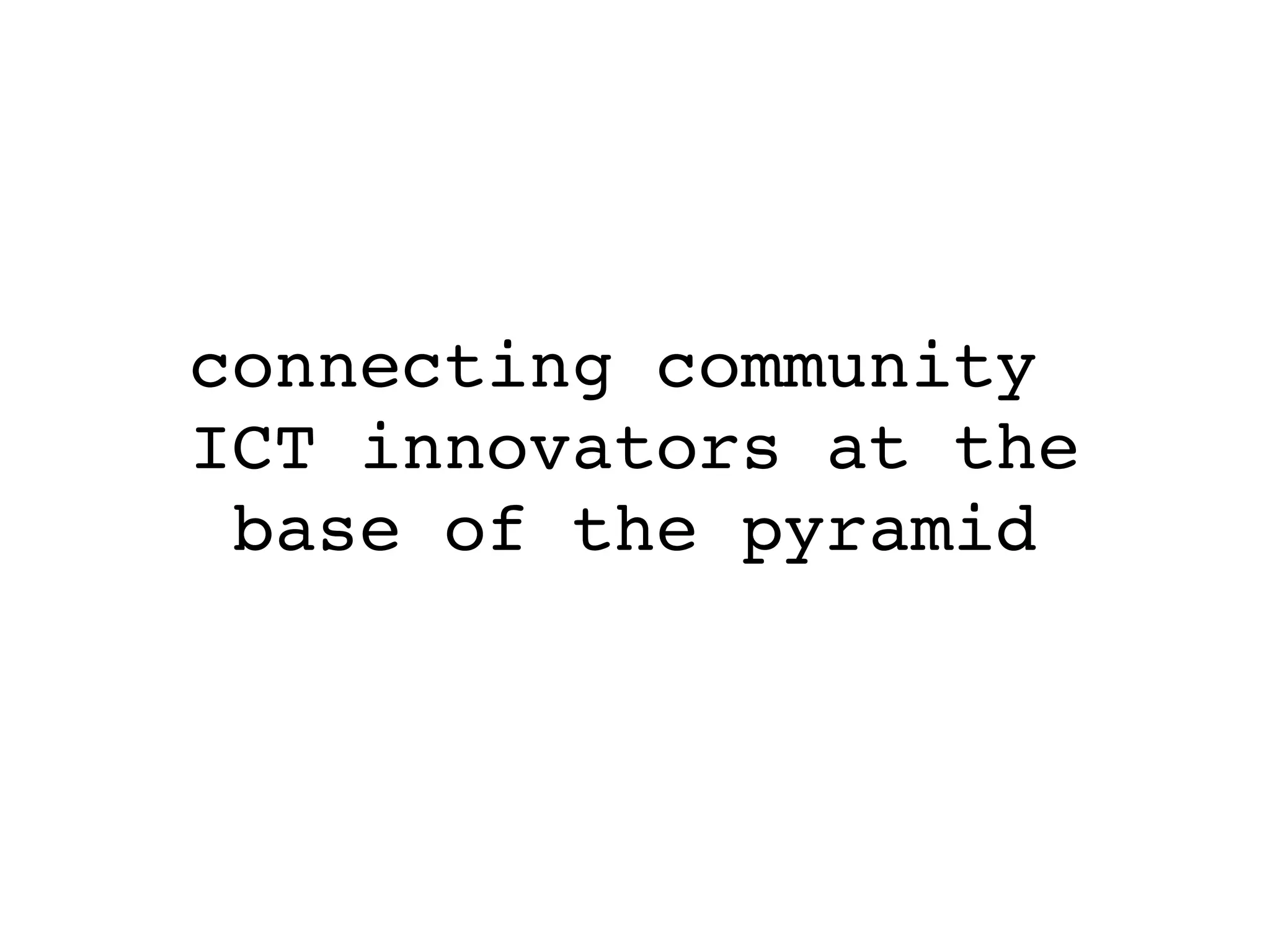 web thinking tour for I-BOP project