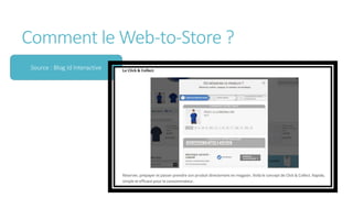 Comment le Web-to-Store ?
Source : Blog Id Interactive
 