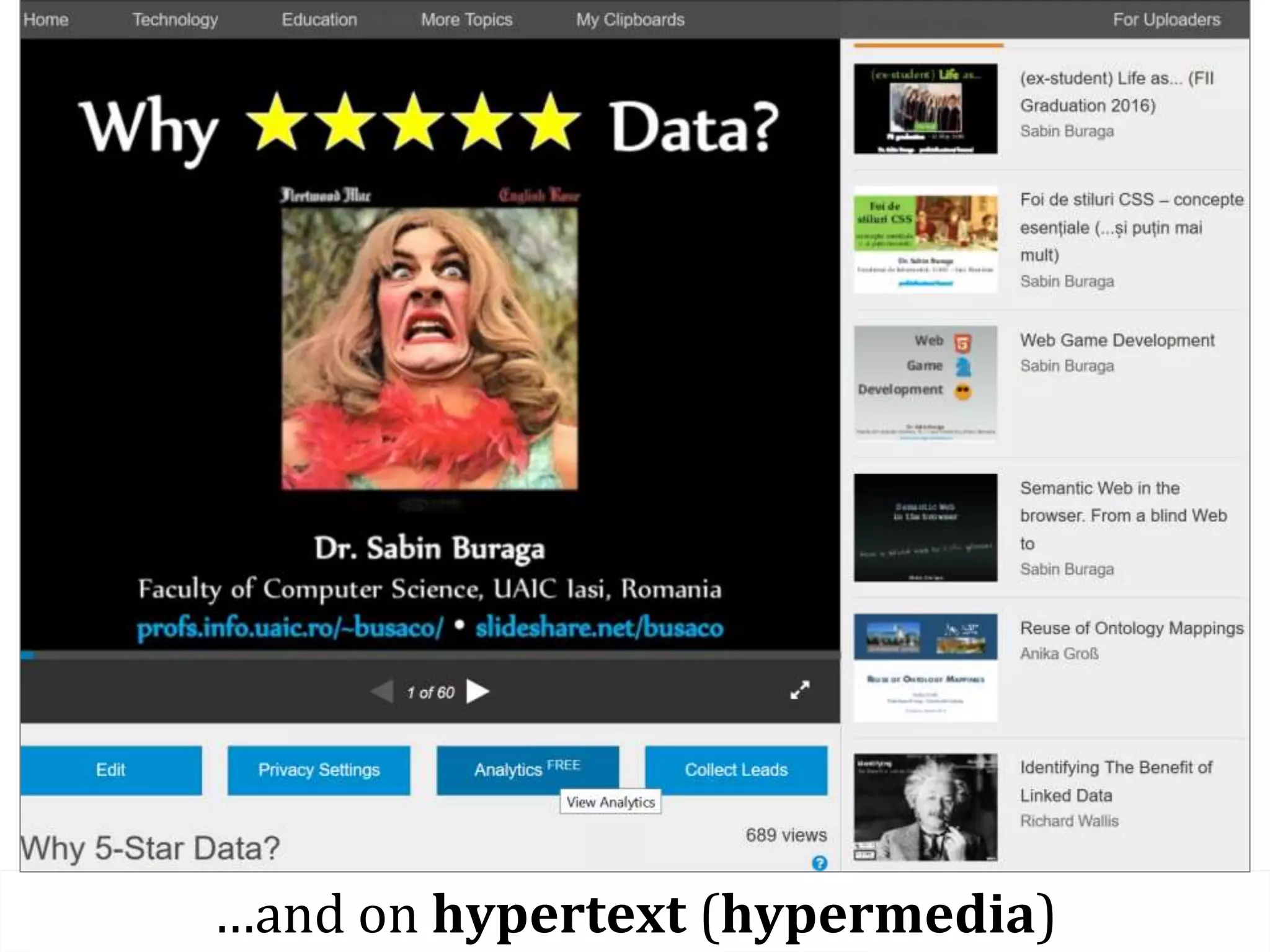 Dr.SabinBuragaprofs.info.uaic.ro/~busaco/
…and on hypertext (hypermedia)
 