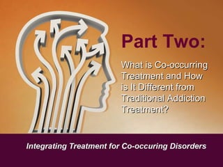 Part Two: What is Co-occurring Treatment and How  is It Different from Traditional Addiction Treatment? 