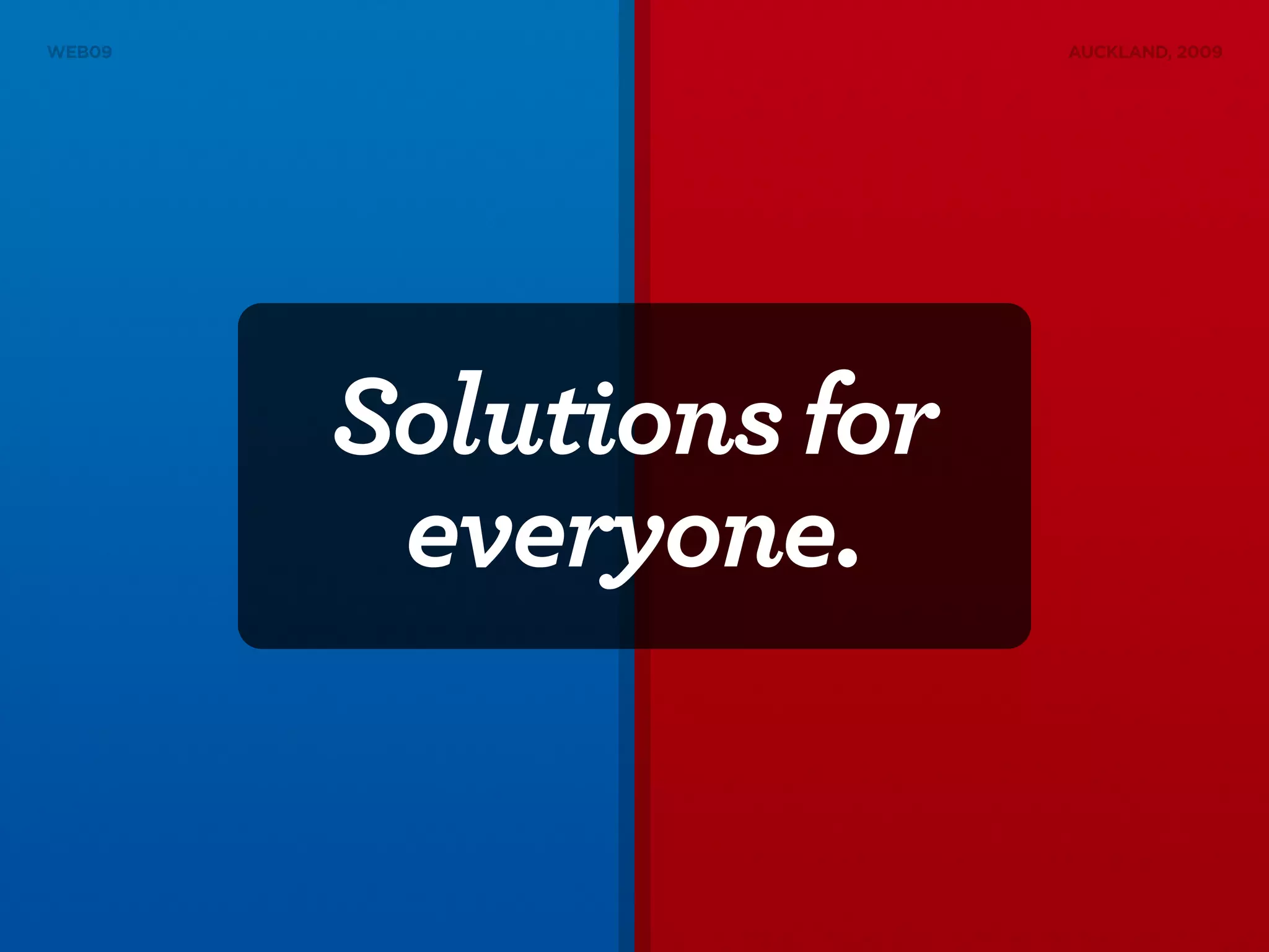 Designers & Developers Sitting in a Tree (Web09)