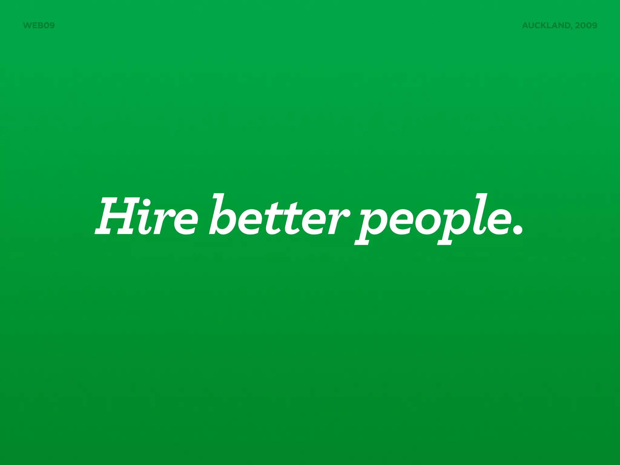 Designers & Developers Sitting in a Tree (Web09)