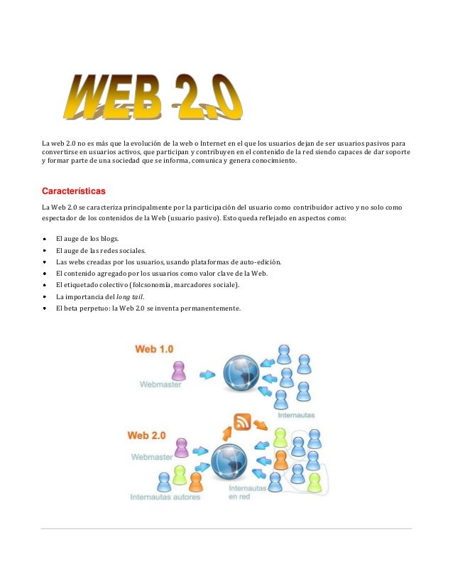 Web 1.0 2.0 3.0 características, definiciones, ejemplos. Web 1.0 2.0 3.0 características, definiciones, ejemplos.