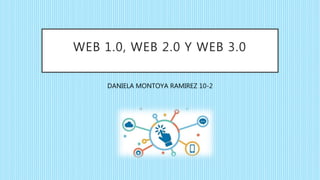 WEB 1.0, WEB 2.0 Y WEB 3.0
DANIELA MONTOYA RAMIREZ 10-2
 