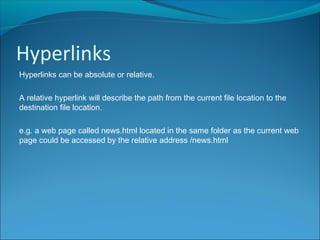 Web Pages | PPT