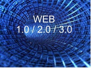 WEB 1.0 / 2.0 / 3.0 
