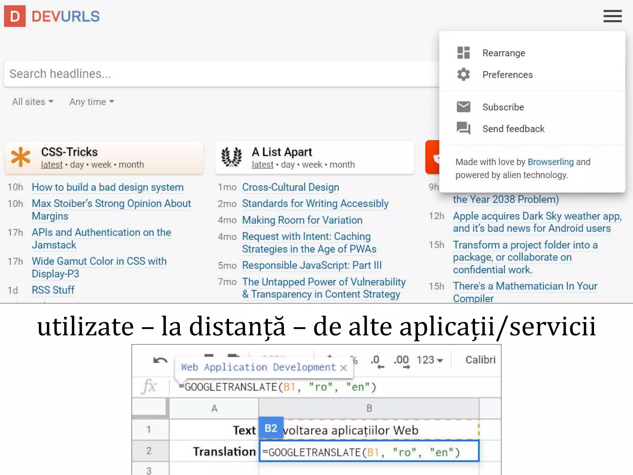 Dr.SabinBuragaprofs.info.uaic.ro/~busaco/
servicii web
utilizate – la distanță – de alte aplicații/servicii
 