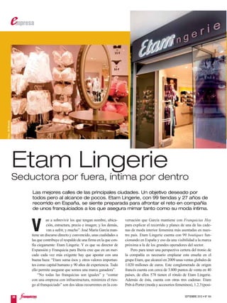 Franquicias Hoy, número 164. Septiembre