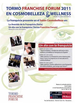 Franquicias Hoy, número 168. Enero 2011