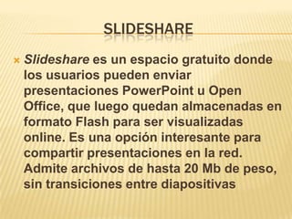 Web2.0.  Presentacion Power Point