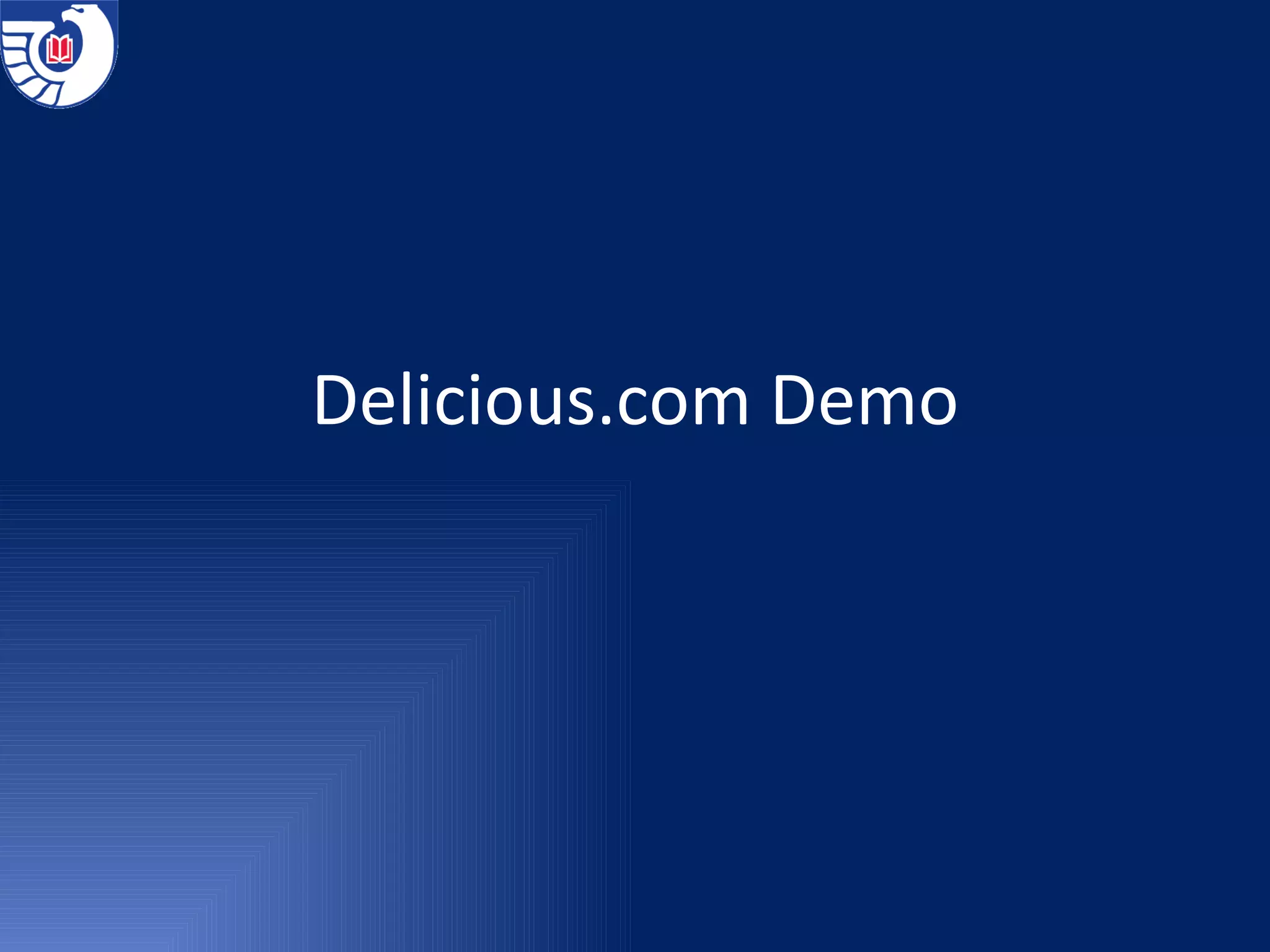 Delicious.com Demo 
